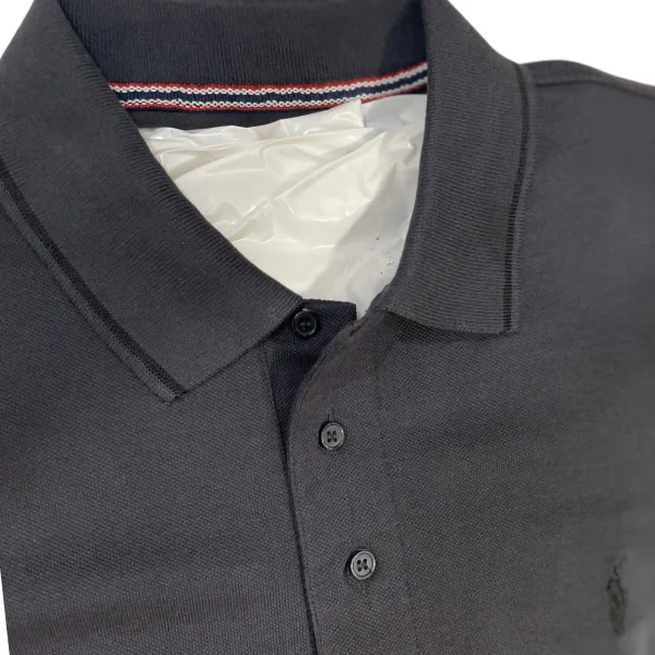 Dark Grey Polo Shirt - Short Sleeves