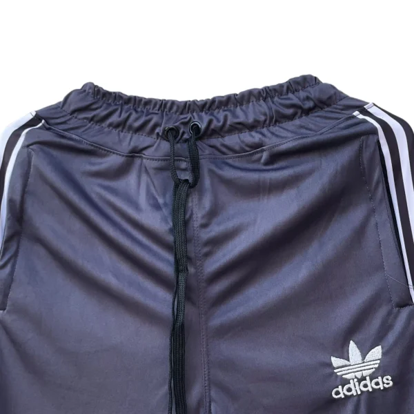 Dri fit Dark Gret Adidas summer Tracksuit for men trouser close up