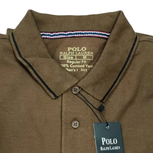 Brown Polo Shirt - Short Sleeves