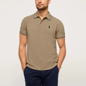 Khaki Polo Shirt - Short Sleeves