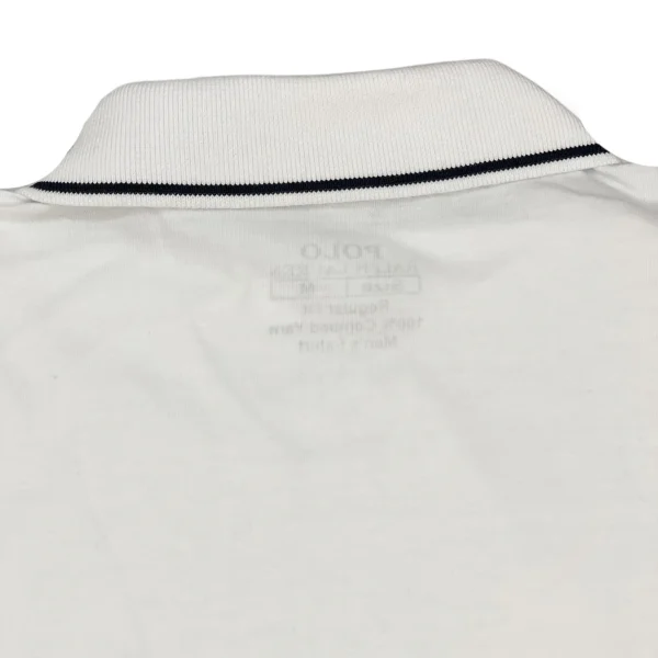 White Polo Shirt - Short Sleeves