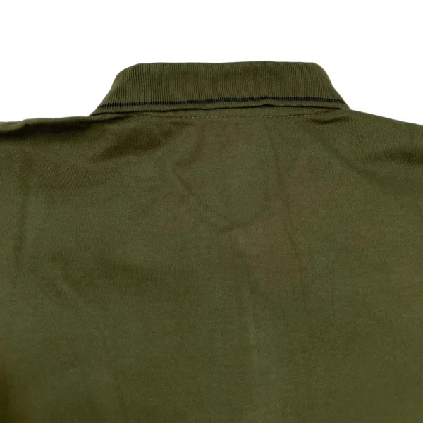 Olive Green Polo Shirt - Short Sleeves