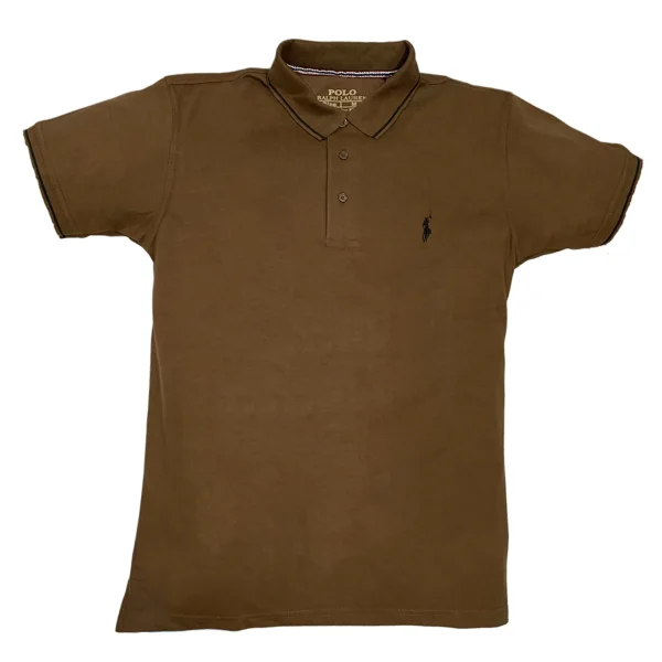 Brown Polo Shirt - Short Sleeves