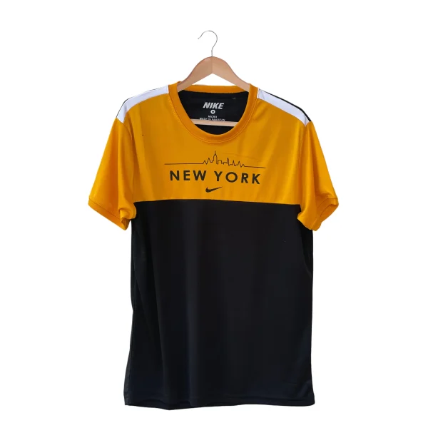 Yellow and black combination Nike mens tracksuit shirt