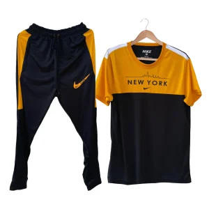 Yellow and black combination Nike mens tracksuit